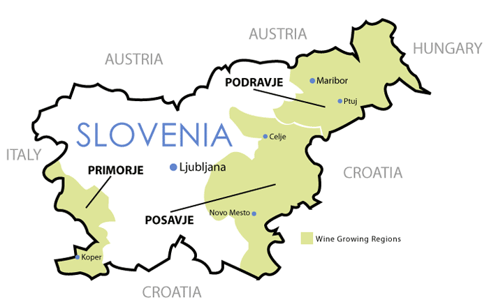 slovenia map